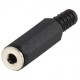 Valueline JC-122 conector 3.5mm Negro